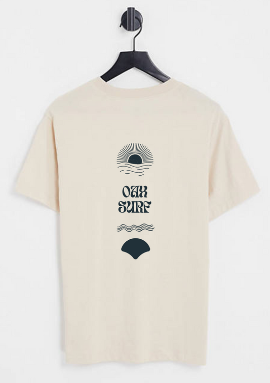 T-shirt OAX en coton biologique, coloris Natural Raw (écru), dos